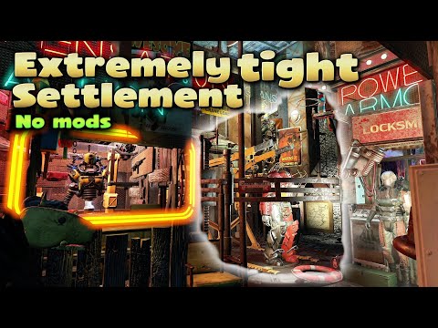 Fallout 4 - Tight Hangman's Alley Market Build (No Mods)