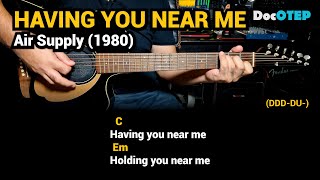 Having You Near Me - Air Supply (1980) - Easy Guitar Chords Tutorial with Lyrics