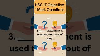 MCQ Objective questions for HSC IT Board Exams #1 #hsc2025 #shorts #ytshorts