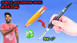 வெரும் 2 ரூபாய் இருந்தல் போதும் |  Simple Soldering Iron Making at Home |