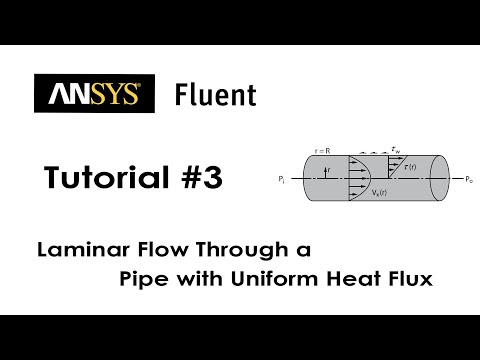 Ansys Fluid Dynamics Verification Manual | Laminar Flow Through a Pipe with Uniform Heat Flux