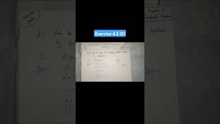 Exercise 4.2 Q1 || Class 10th maths || Quadratic equations || #exercise4.1