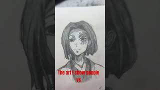 Digital vs traditional #art #funny #shorts