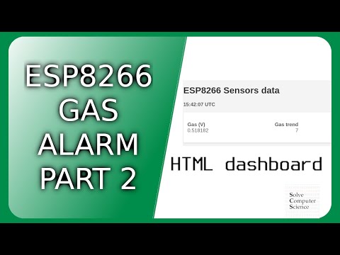 ESP8266 flammable gas alarm - part 2