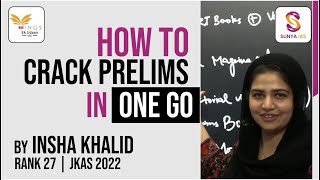 Strategy & Discussion On JKAS Prelims by Insha Khalid Rank 27 JKAS 2022@WingsekUdaan