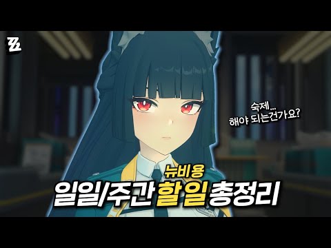 뉴비 필수 시청! 숙제 정리 [젠레스존제로, 4k]