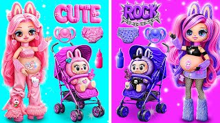 LABUBU Doll Became Mommy! LOL OMG DIYs