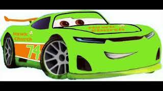 Mike Carton (Voice) Hawk Church Next gen Racer #74 (Cars 3, Cars 4)
