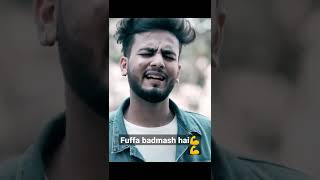 Elvish Yadav  fuffa badmash hai 💪👊 pittal VS lakkdi 😅😂 #shorts