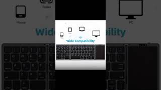📱💻 "OMOTON Foldable Bluetooth Keyboard | Multi Device Keyboard in English| Portable Keyboard 2025