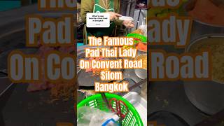 The Must-eat street food.  Pad Thai.  Convent Road, Silom, Bangkok. #thaifood