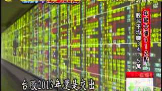 封關! 年線大漲912點 股民平均賺34.5萬