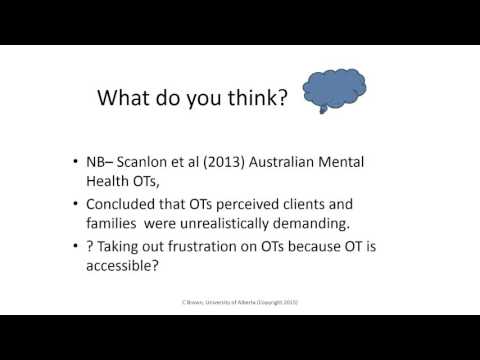 Part 4- Factors that affect occupational therapists' psychological health and wellbeing -part b