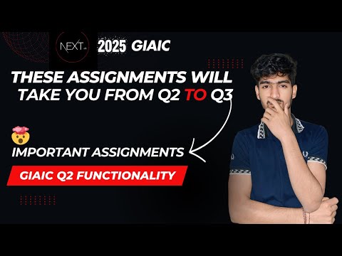 GIAIC Q2 Students Don't Miss These Assignments