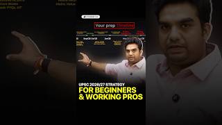 Strategy for UPSC 2026/27 Beginners & Working Professionals #ias #civilserviceexam #education #upsc