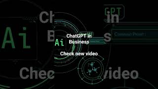 chatgpt in business. check. #technology #artificialinteligenceuniverse #artificialintelligence