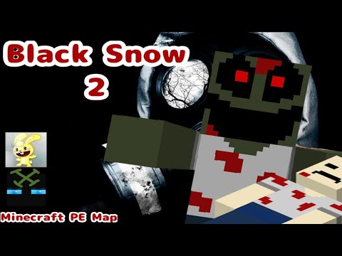 Minecraft PE{Black Snow 2}Horror Map | Full Map
