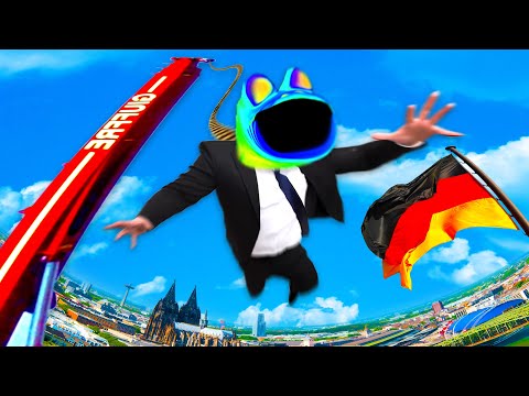 Playing Cities Skylines 2 While Getting Dangled From a Crane