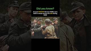Around 400,000 German POWs were held in camps across the US during World War II #shorts
