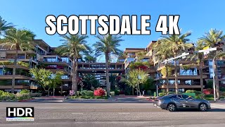 Scottsdale, Arizona Downtown Drive 4K