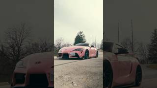Pink mk5 supra! #cars #automobile #cartok #carenthusiast #cargirl #supra #supraattitude #caredit