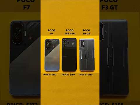 POCO F7 vs POCO M6 Pro vs POCO F3 GT – BGMI Speed Test SHOWDOWN!⚡