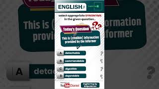 select appropriate SYNONYMS in the given question..