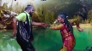 Rowdy sardar Drama kaza village (swathilo Muthyamantha video song) joji Babu Dance performance