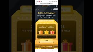 Binance Red packet give Away #short #shortvideo #reels #viral #binance #redpacket