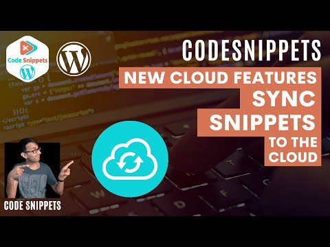 Code Snippets Synchronising Snippets with the Cloud