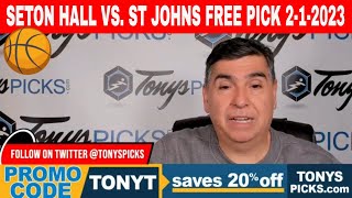 Seton Hall vs. St Johns 2/1/2023 FREE College Basketball Picks and Tips on NCAAB Betting Tips