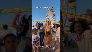 The Beverly Halls and @TheTrenchFamily take the Santa Monica Pier 🎡 #shorts #family #chaos