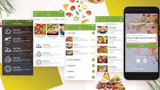 App Food Concept Design in Adobe XD CC 2019 adobe xd tutorial