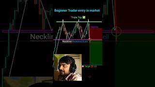Beginner trader entry in market ✅ perfect entry in trading| price action #shorts #forex #crypto