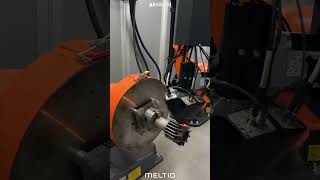 ⚙️ 3D Printed Metal Blade with @Meltio  and @AibuildV2.0  #3dprinting #robot #3dprinter