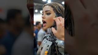 Various facial expressions of the robot #shorts #robot #aiart #robotics