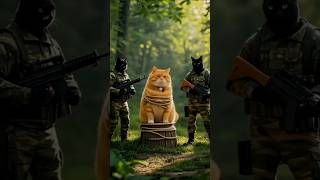 cat in danger cute cat ai video #love #cartoon #subscribe