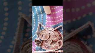 #shortdiy #newspaper Owl #bestoutofwaste #crafts #newspapercraft