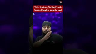 Students, Writing Practice Session Complete karne ke baad 😍😍 #vishwasca #caexams #viralvideo #shorts