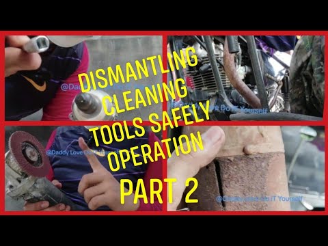 Dismantling Kawasaki Barako 2 175CC Muffler for Repainting Part 2: Tools & Safety Tips