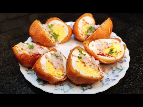 Egg Bonda Recipe | Tea Time Snacks | ಮೊಟ್ಟೆ ಬೋಂಡಾ .