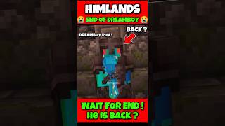 End Of Dreamboy journey in himlands ! sad moments #himlands #smartypie #shortsfeed #minecraft #viral