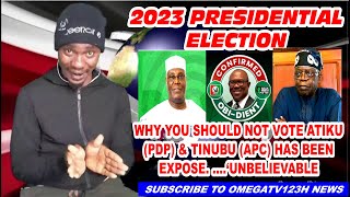 WHY NIGERIANS MUST REJECT TINUBU (APC) AND ATIKU (PDP) HAS BEEN EXPOSED #PeterObi4President, #atiku
