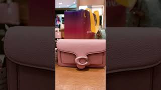 coach tabby wristlet cross body Sakura pink 💗 vs black 🖤