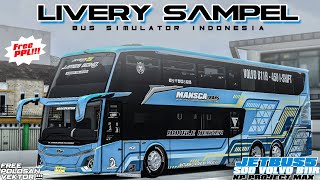 Livery Custom Mod JB5 SDD VOLVO B11R KP project max || Free Polosan vektor dan PPL ‼️