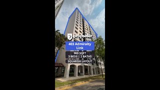 403 Admiralty Link | 3 Bedrooms | 969 Sqft