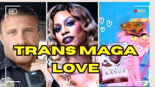Laverne Cox Reveals MAGA Cop BF