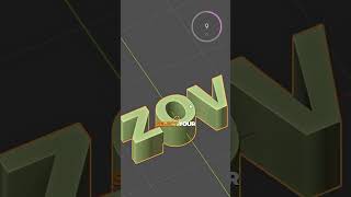 How to Create 3D Text in Blender 😍✨ #3dmodeling #3dmodel #blender3d #tutorial #blender #3dart