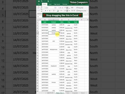 Excel time savings tricks || Fill blacks in Excel #Excel #exceltips #exceltricks