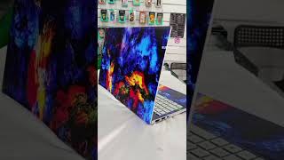 colorful  Laptop skin wrapping by www.unboxjoy.in 7207210101  #laptopskin #mobileskin #smartphone